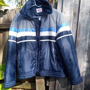 Skin Men's Blue and Navy Jacket